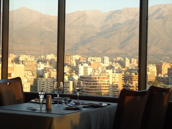 Restaurante Giratório em Santiago
