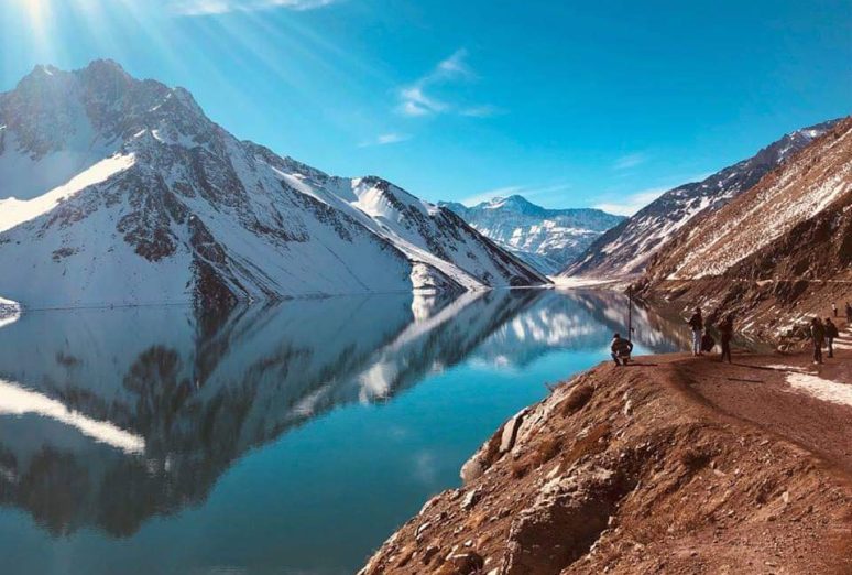 Cajón del Maipo e Embalse el Yeso Zerando o Chile